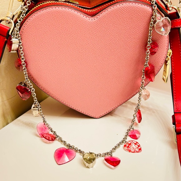 💰SOLD💰NWOT Coach Heart Charm Necklace - Picture 12 of 16